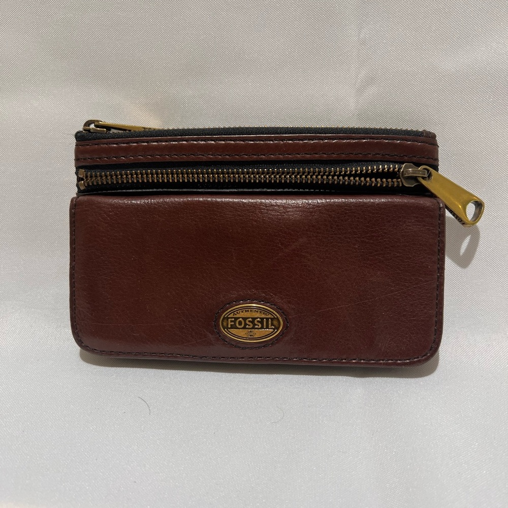 Fossil brown vintage wallet